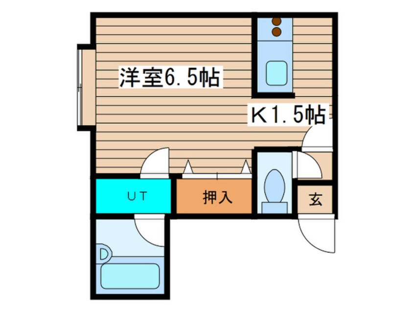 間取図 ジ－クフリ－ト元町