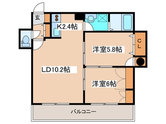 間取図 タイムズコ－ト南８条壱番館