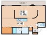 スペチアーレ420 1Kの間取り