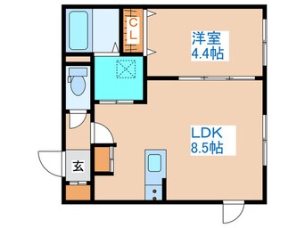 間取図 ル・ヌアージュ北円山