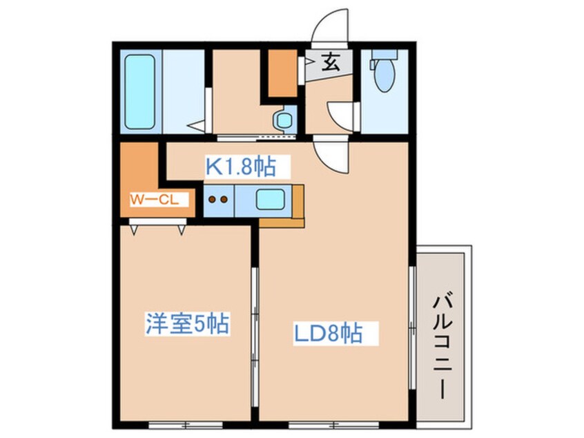 間取図 Maison chouchou 南平岸
