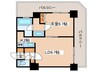 グランドタワー札幌 1LDKの間取り