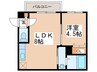 アメニティ－ズ美園 1LDKの間取り