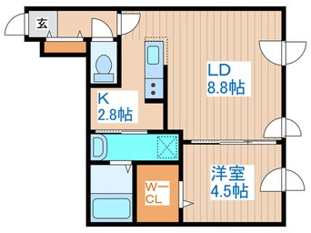 間取図 ＹＵ－ＣＯＵＲＴ南郷７丁目