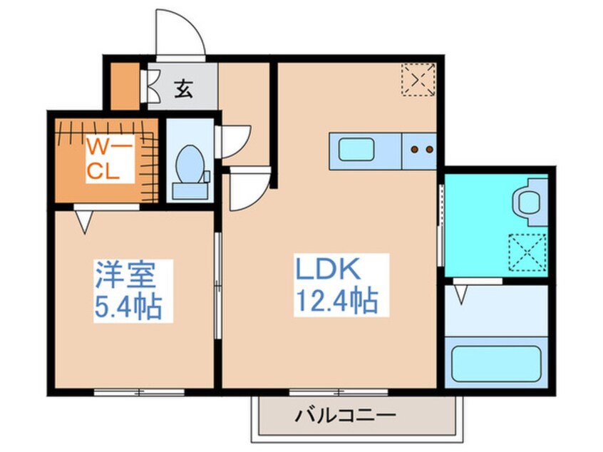 間取図 パークサイドN35