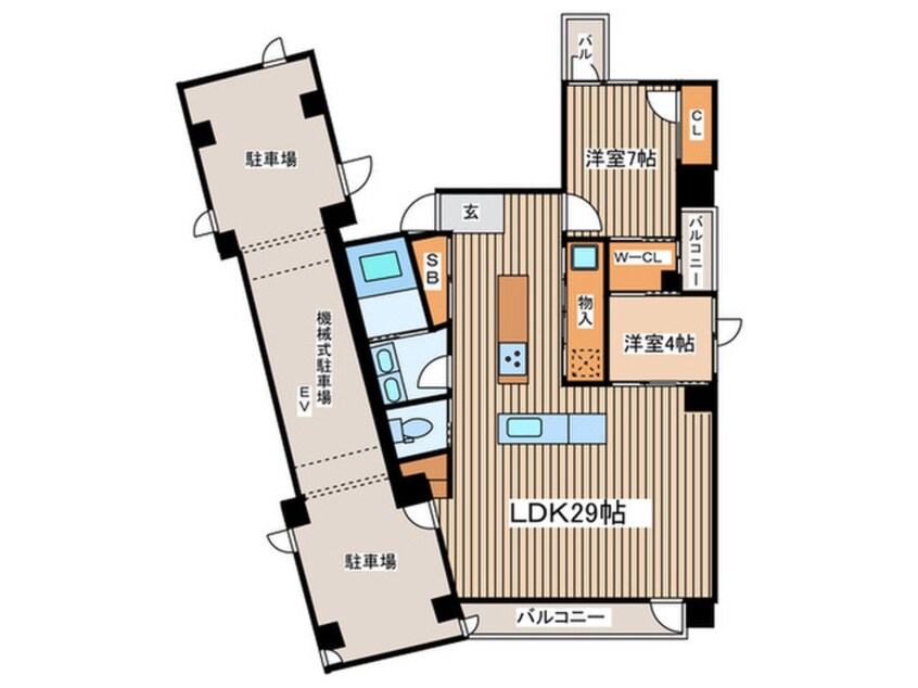 間取図 Gland luxs