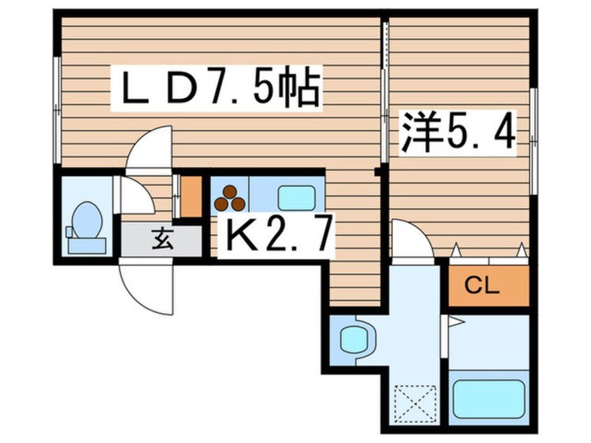 間取図 グランメ－ルＳＵＮ