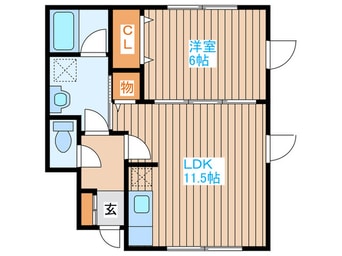 間取図 スワインガ－ムＢ
