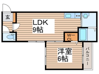 間取図 calme令北8条