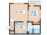 ア－バンテラス八軒 1LDKの間取り
