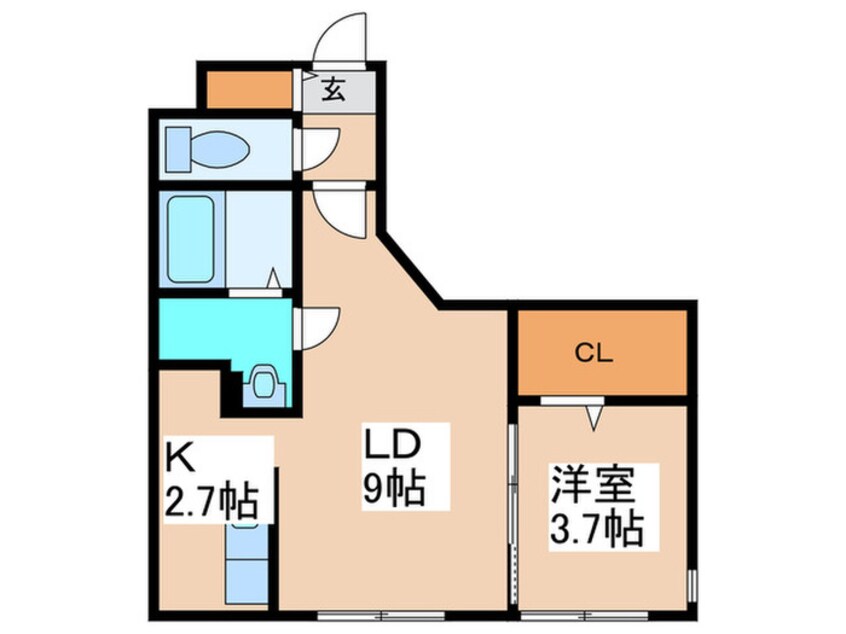 間取図 ラ・エスペランス麻生