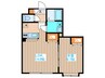 Ｇ・ＦＬＡＴ／５１１ 1LDKの間取り
