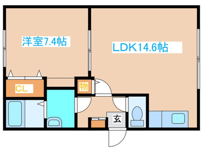 間取図 Ｇ・ＦＬＡＴ／５１１