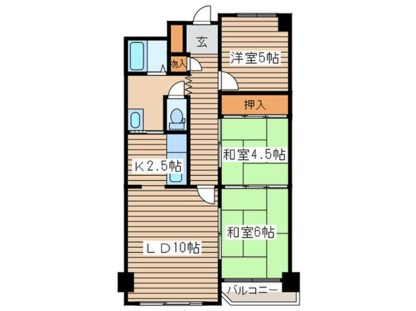 間取図 サンシャイン８５