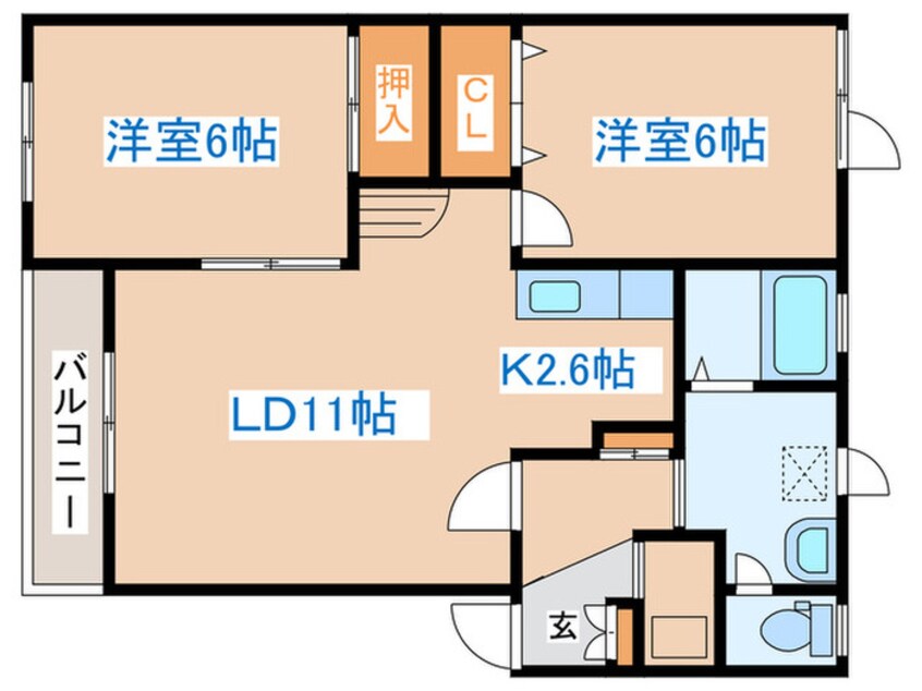 間取図 メゾン・ド・ルーク