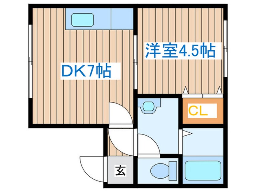 間取図 デュ－クＹＫ二十四軒