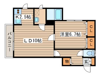 間取図 カトレア１２