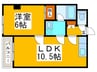 グランドウィステリア 1LDKの間取り