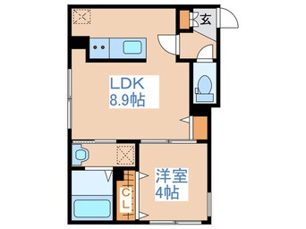 間取図 PRIME COURT 麻生中央