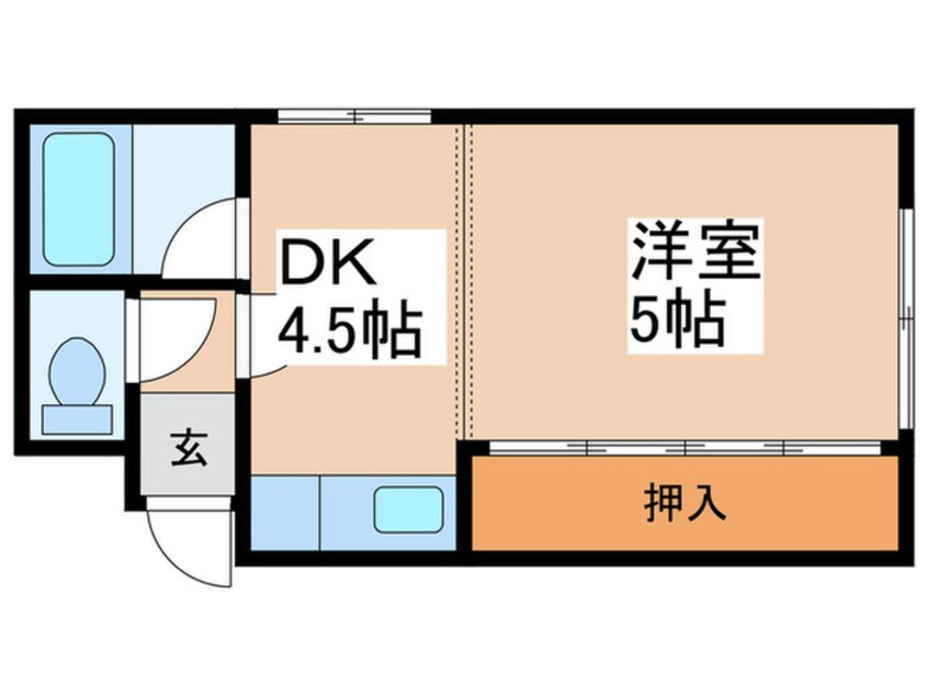 間取図 パストラル北２５