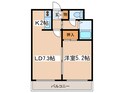 グランカーサ南11条の間取図