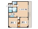 グランカーサ南11条の間取図