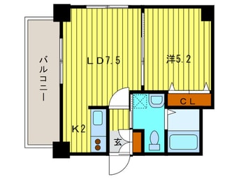 間取図 グランカーサ南11条