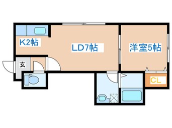 間取図 サンテラス・クイ－ン
