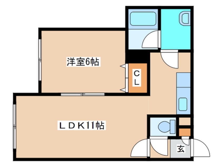 間取図 アドバンス菊水