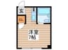 さつきハイツ 1Rの間取り