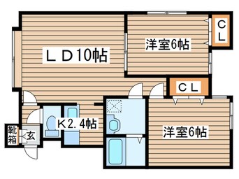 間取図 アプローズ２番館