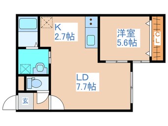 間取図 Gland Briller ASABU