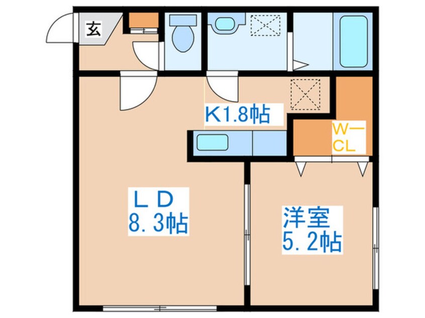 間取図 リラさっぽろ