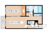NAGI桑園 1LDKの間取り