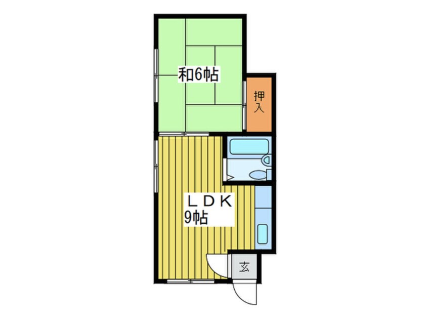 間取図 Ｉ.Ｋ.マンション