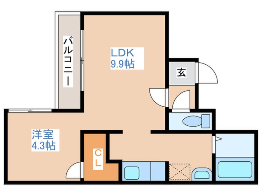 間取図 トロワメゾン