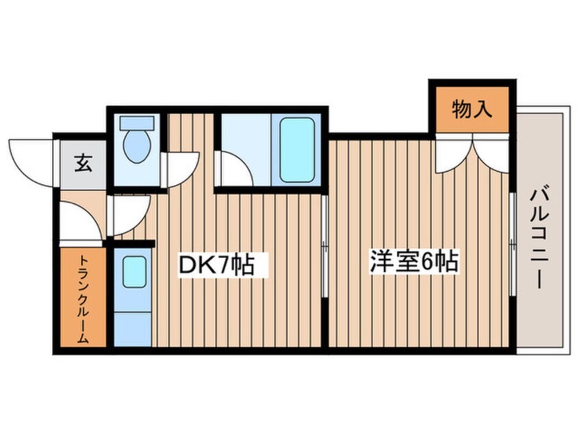 間取図 コ－ト豊平