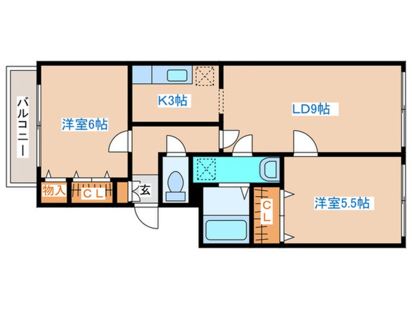 間取図 ステ－ジ本郷