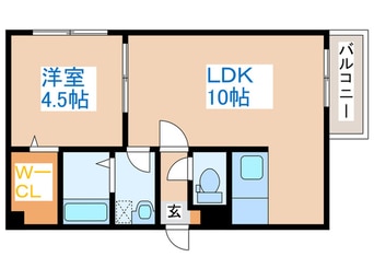 間取図 ソミューム発寒南