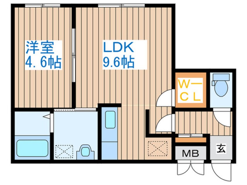 間取図 ソ－ルズベリ－