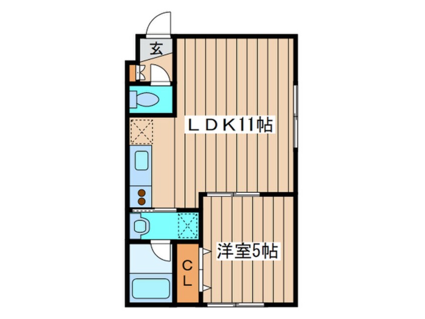 間取図 ラフィネ麻生