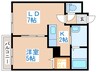 ALFORT 1LDKの間取り