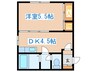 ステージノア 1DKの間取り