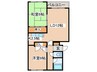 サンライズＭＳ１ 2LDKの間取り