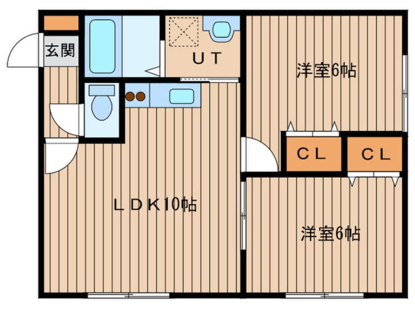間取図 サウス南郷