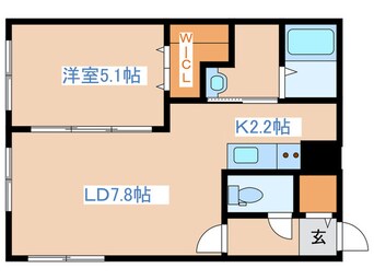 間取図 グランメール　南平岸駅前