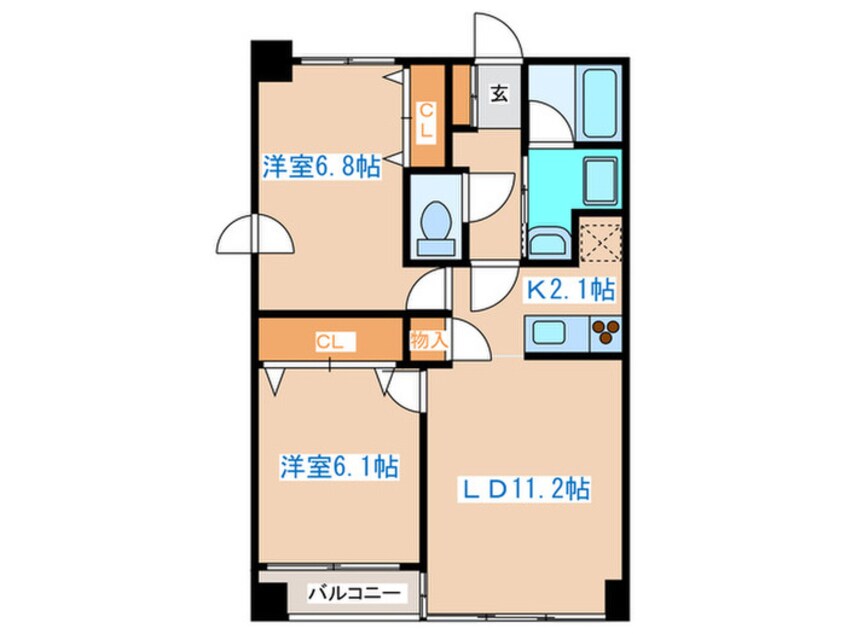 間取図 ＮＯＶＡ南円山
