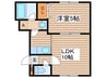 クレア北２２条 1LDKの間取り