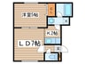クレア北２２条 1LDKの間取り