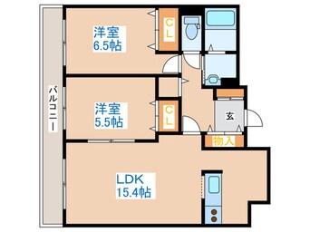 間取図 ブリ－ズ宮の沢Ⅲ